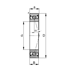 ���S�S�� HCS71908-C-T-P4S, �{(di��o)��(ji��)���Ɍ����b�����|�� �� = 15�㣬�ɂ�(c��)���ܷ����ǽ��|�����ƹ���