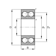 ������S�� 4215-B-TVH, ����(j��) DIN 625-3 ��(bi��o)��(zh��n)����Ҫ�ߴ磬�p��