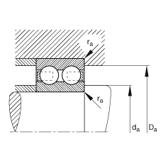 ������S�� 4215-B-TVH, ����(j��) DIN 625-3 ��(bi��o)��(zh��n)����Ҫ�ߴ����p��